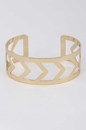 Arrow Inspired Open Cuff Bracelet 7FAC4